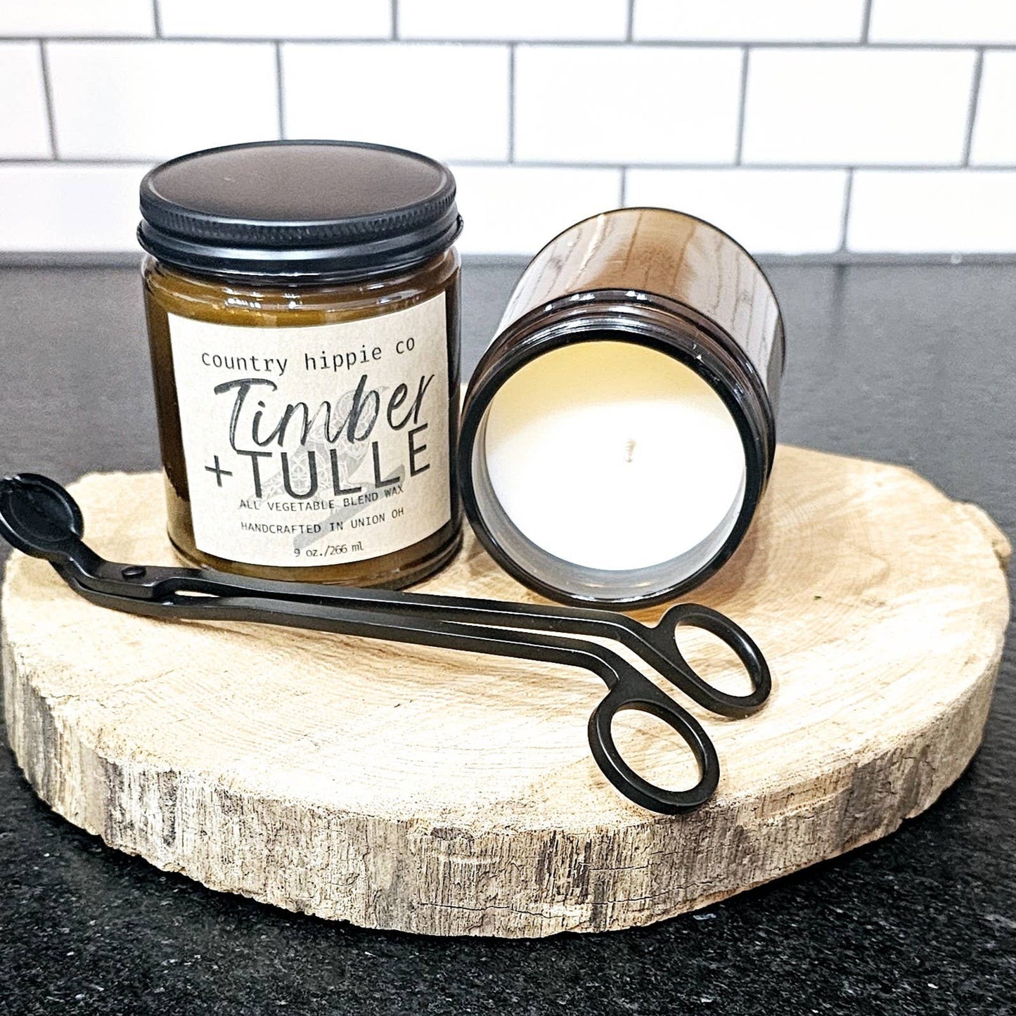 Timber + Tulle Apothecary-Inspire Candle 9 oz.