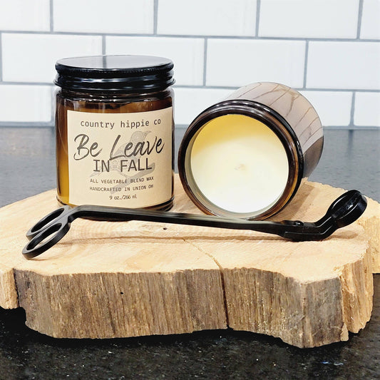 Be LEAVES In Fall Apothecary-inspired  Jar Candle 9 oz.