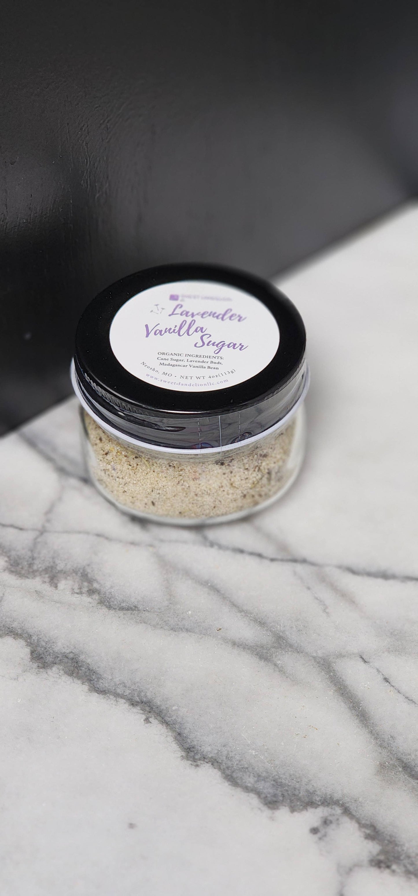 Lavender Vanilla Sugar: 4 Oz (113g)