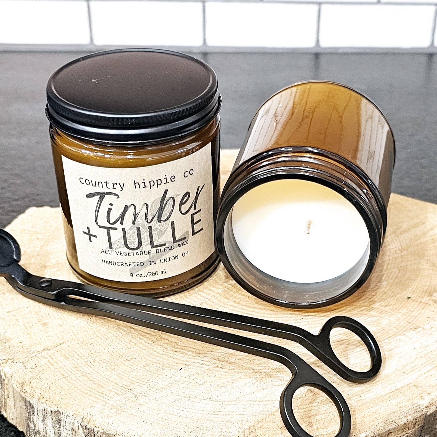 Timber + Tulle Apothecary-Inspire Candle 9 oz.