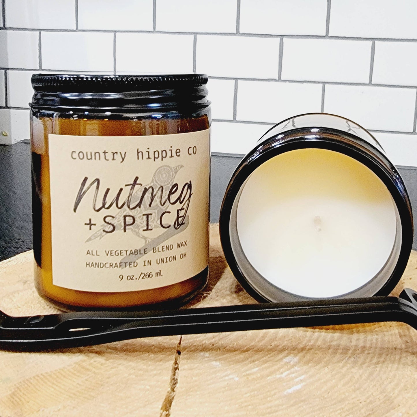Nutmeg + Spice Apothecary-Inspired Candle 9 oz