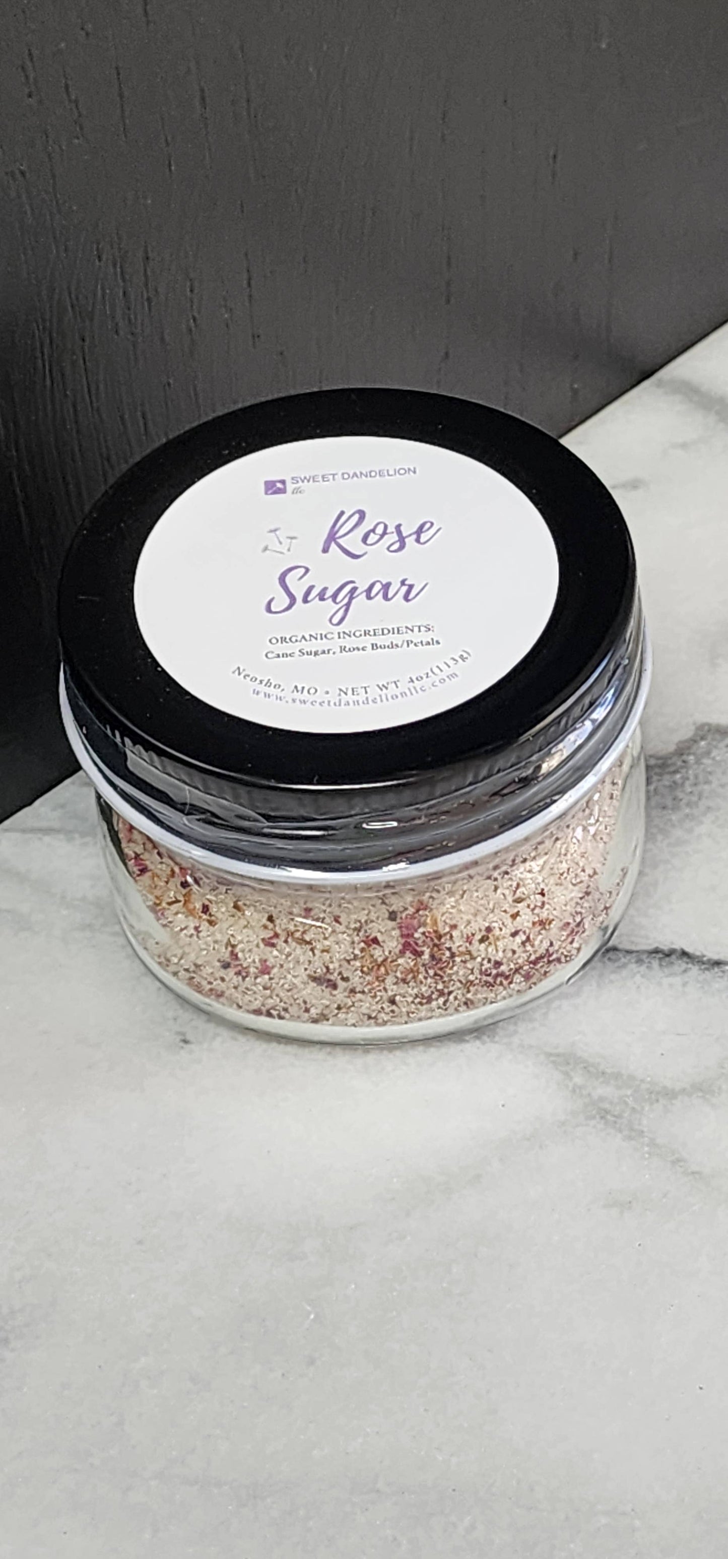 Rose Sugar: 4 Oz (113g)