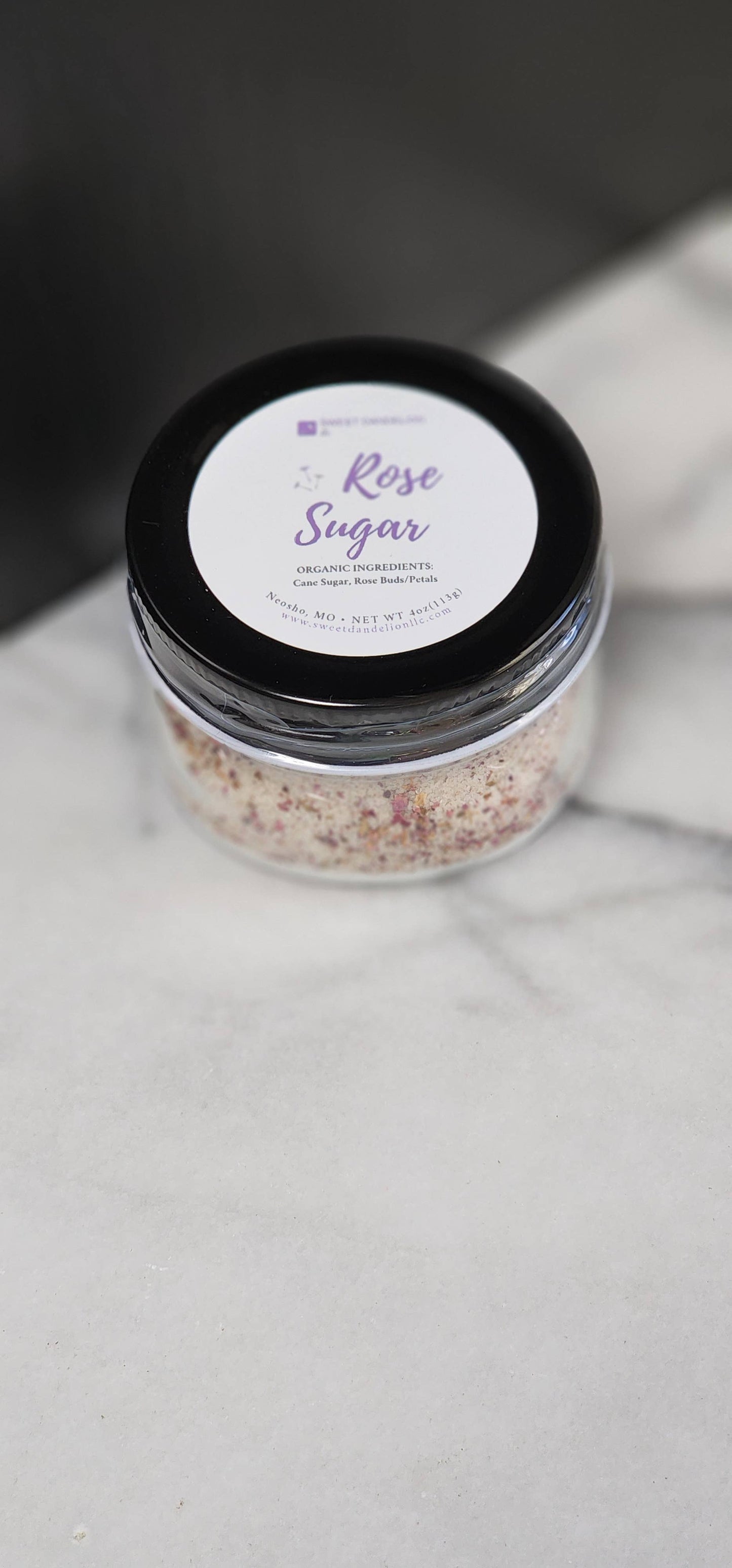 Rose Sugar: 4 Oz (113g)