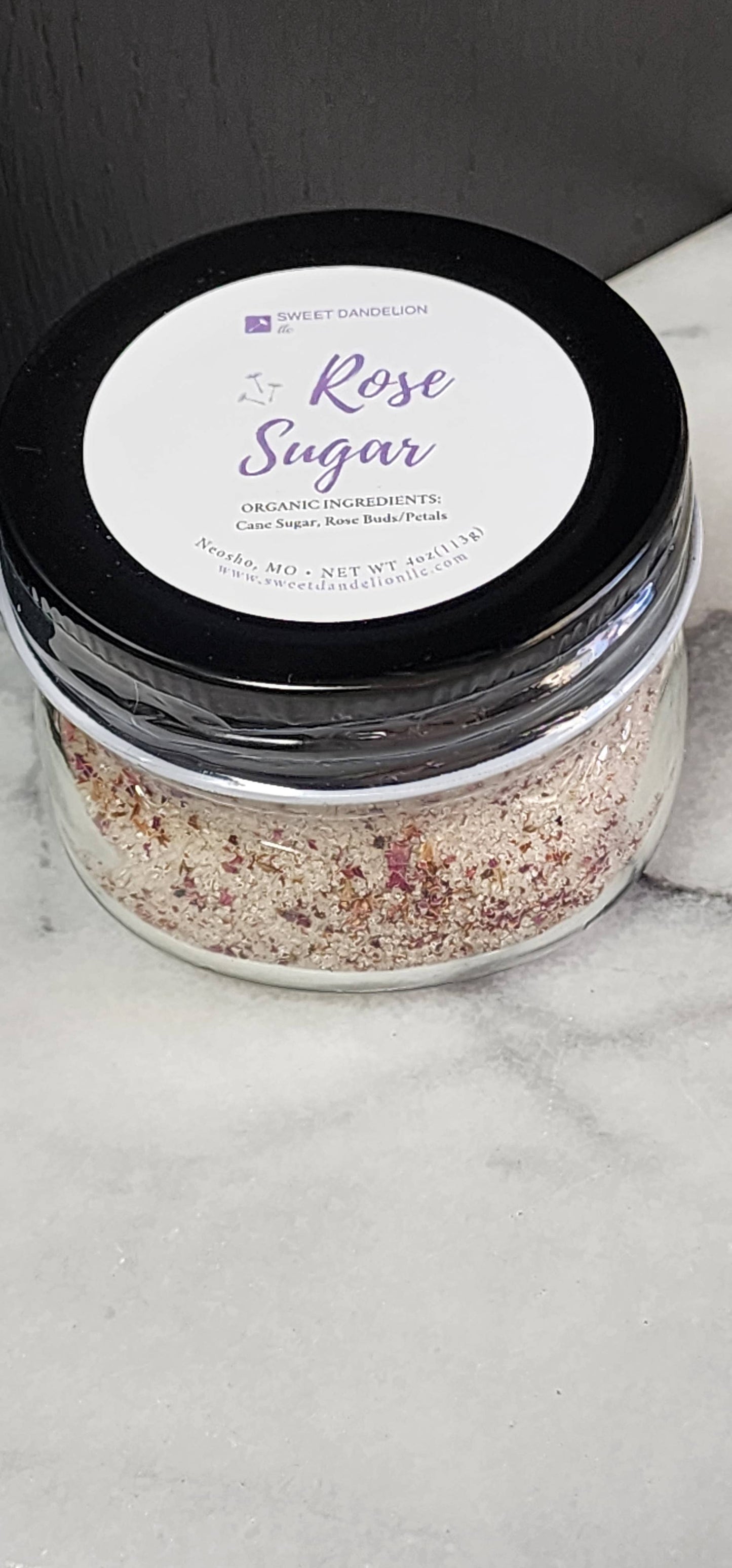 Rose Sugar: 4 Oz (113g)