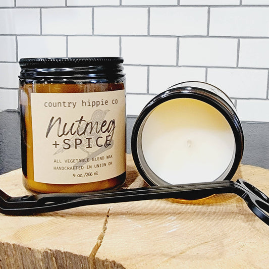 Nutmeg + Spice Apothecary-Inspired Candle 9 oz